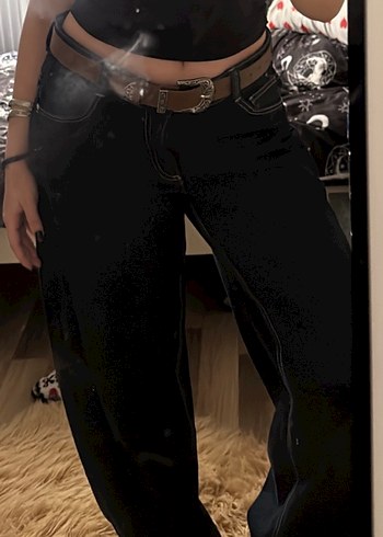 Bershka Denizci Mavisi Jean