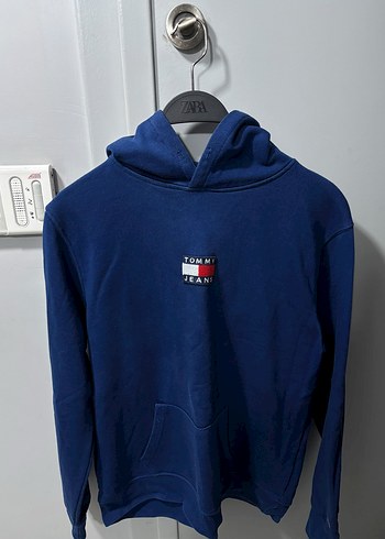 Tommy Hilfiger Tommy Jeans Lacivert Kapusonlu Sweatshirt