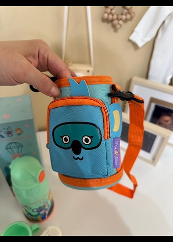 Turkuaz Renkli Çocuk Termos Şişe - Görsel 4