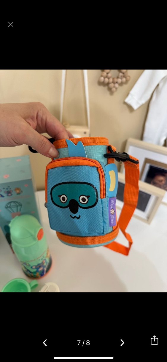 Turkuaz Renkli Çocuk Termos Şişe - Görsel 4