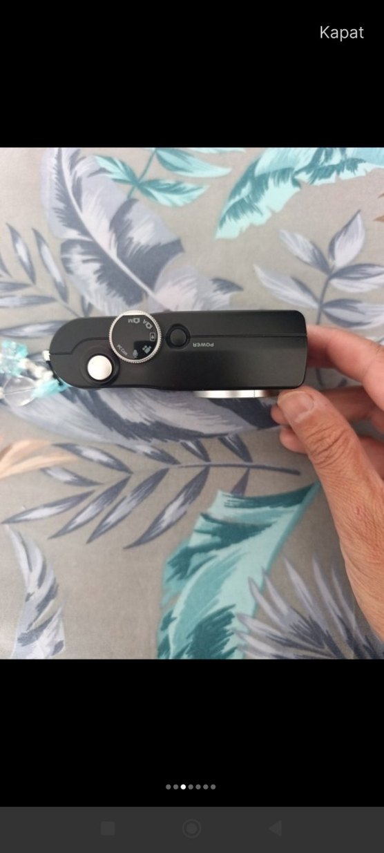 Siyah Retro Dijital Kamera - Görsel 3