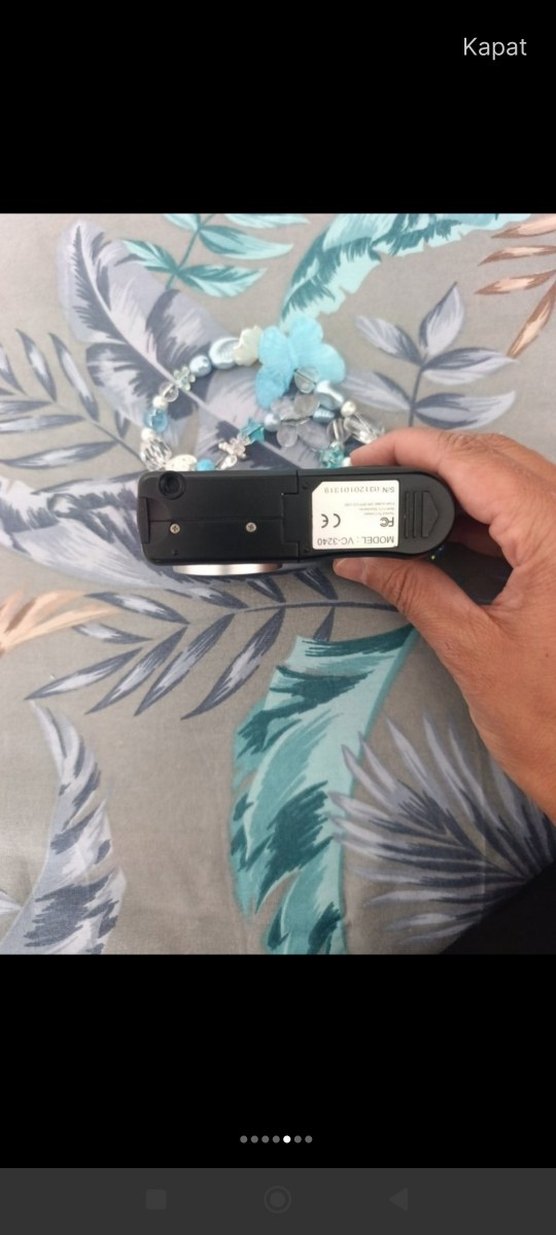 Siyah Retro Dijital Kamera - Görsel 5