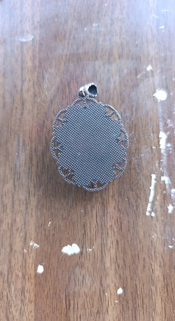 Turkuaz Taşlı Vintage Bohem Kolye ucu - Görsel 2