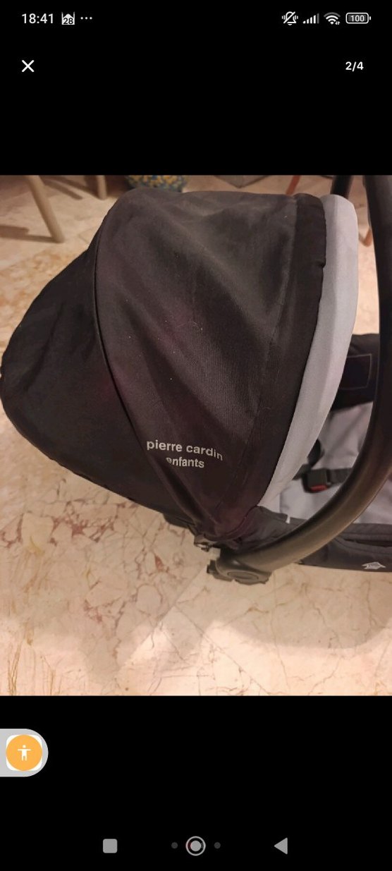 Gri Bebek Oto Koltuğu puset - Görsel 2