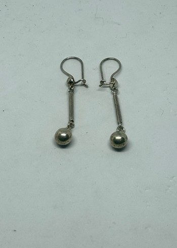 925 ayar sallantılı top küpe