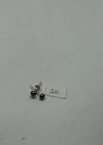 Diğer 925 ayar Orjinal gerçek inci küpe