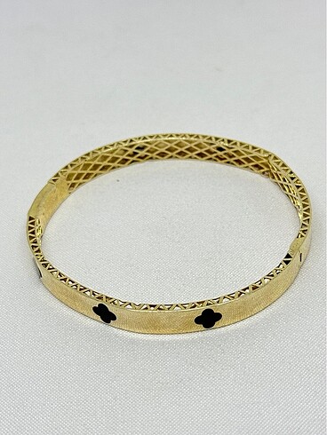925 ayar gold kaplama kelepçe bilezik