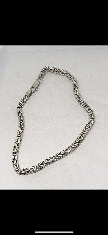 925 ayar kral bileklik.ölçü 22,5 cm