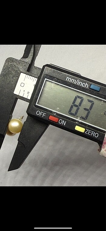 Beden 925 ayar Orjinal inci küpe