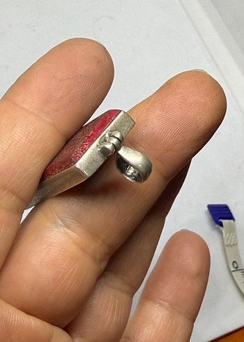 925 ayar mercan kolye ucu - Görsel 5