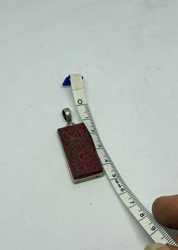 925 ayar mercan kolye ucu - Görsel 2