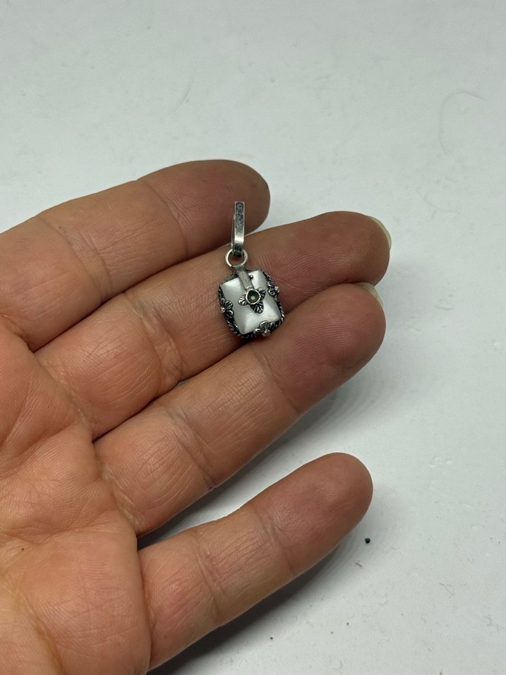 925 vintage kolye ucu - Görsel 4