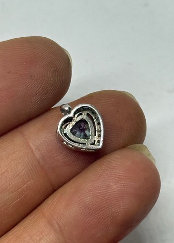 925 mistik topaz kolye ucu - Görsel 3