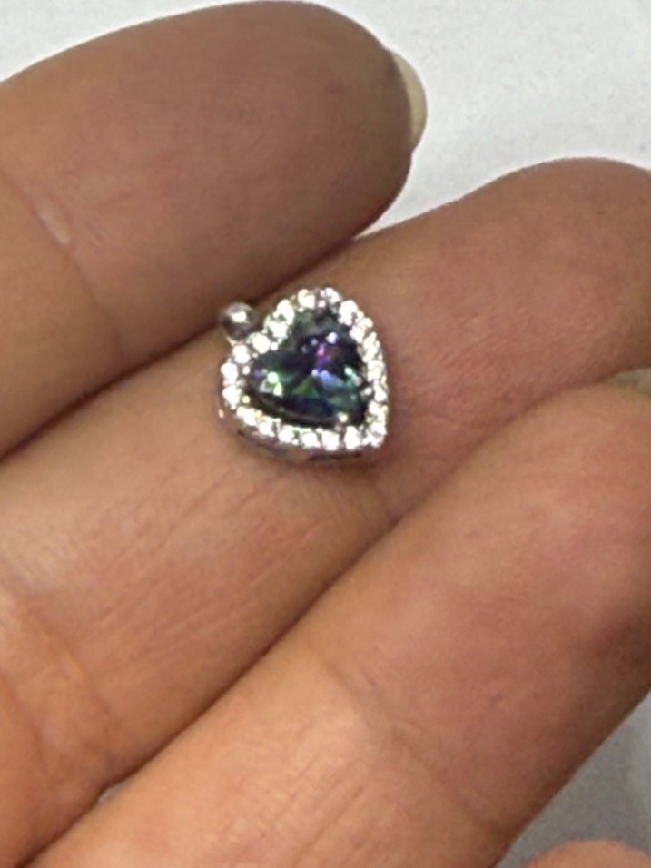 925 mistik topaz kolye ucu - Görsel 2