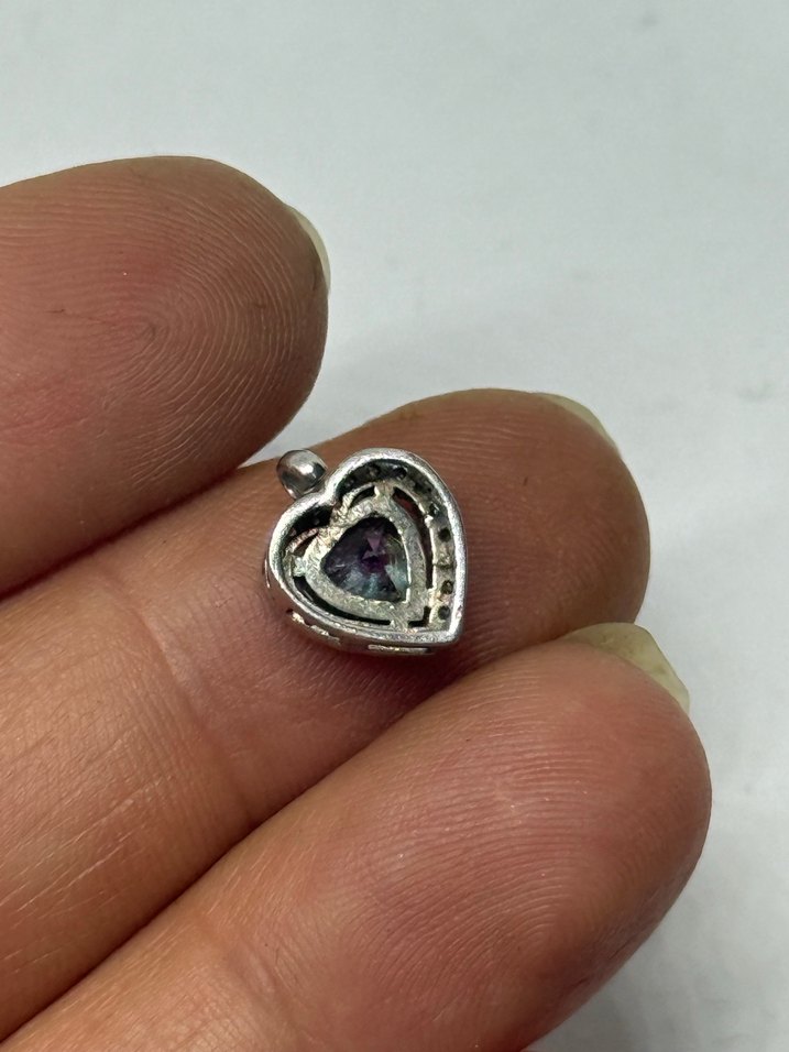 925 mistik topaz kolye ucu - Görsel 3