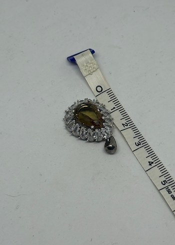 925 ayar zultanit kolye ucu - Görsel 5