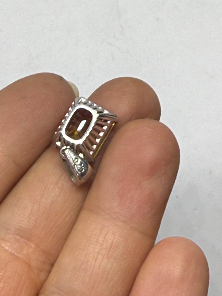 925 ayar zultanit kolye ucu - Görsel 3