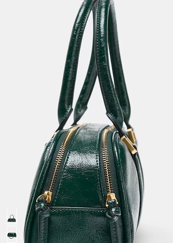 Zara Zara fermuarlı bowling çanta