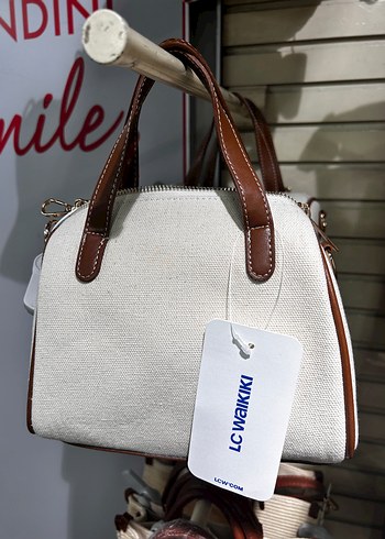 LC Waikiki Ekru Dokulu Sehir Cantasi