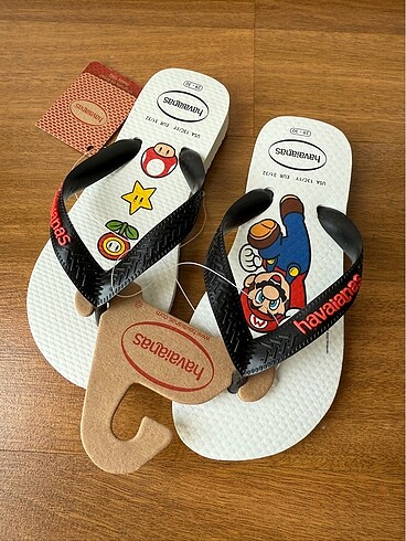 Havaianas Süper Mario parmak arası terlik 29-30