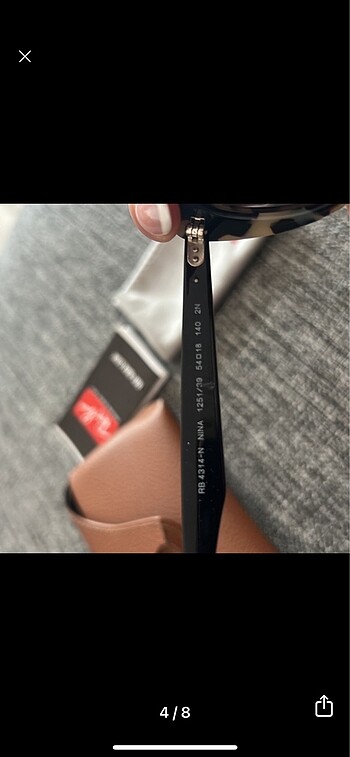 Beden siyah Renk Rayban gözlük