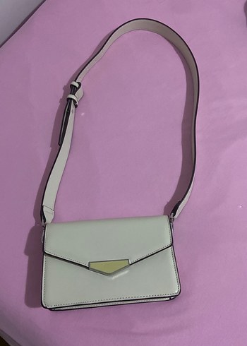 Mango Minimalist Krem Capraz Canta