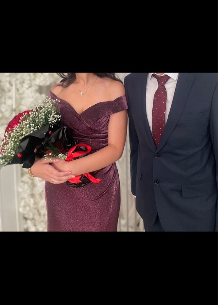 Balık simli abiye - Görsel 2