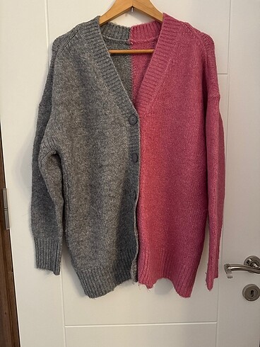 Zara yün karışımlı oversizs hırka