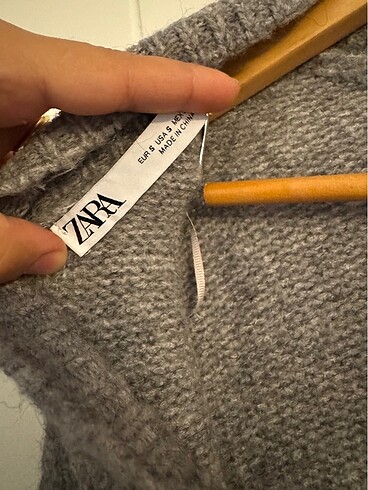 s Beden Zara yün karışımlı oversizs hırka