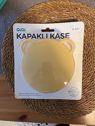 Oioi kapaklı kase