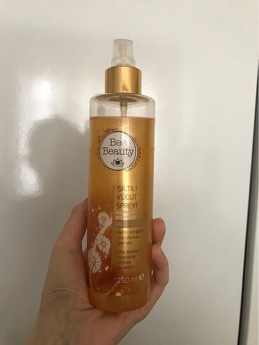 bee beauty ışıltılı vücut spreyi