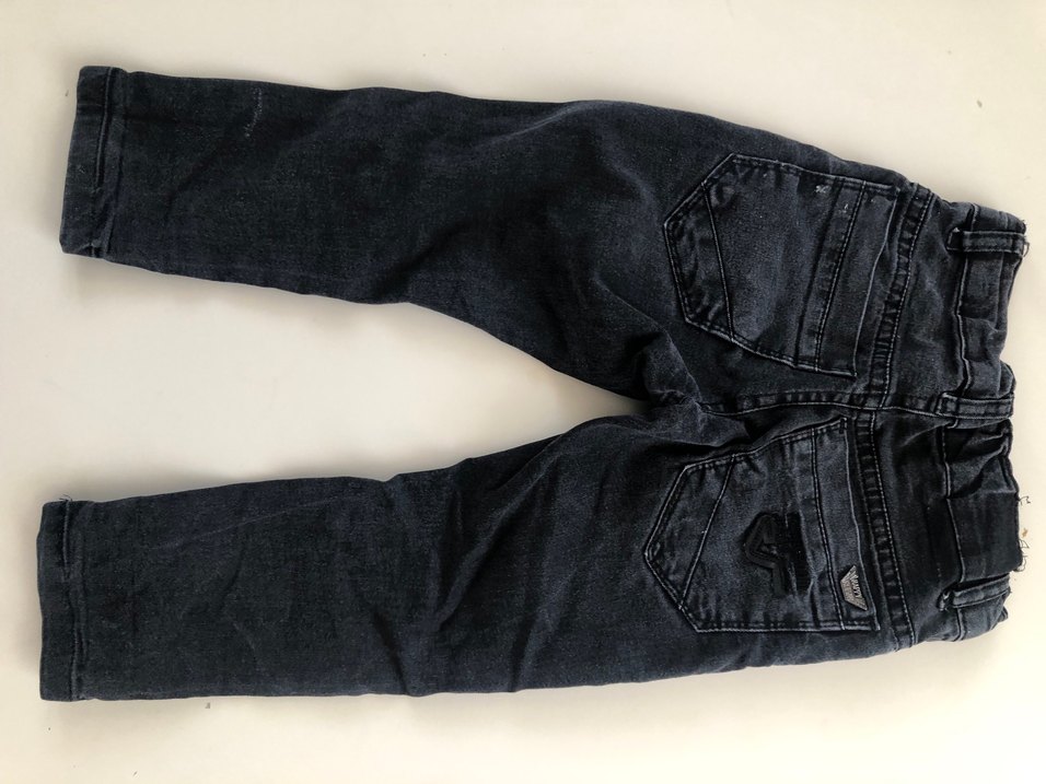 Tokalı Gri Erkek Çocuk Denim Pantolon - Görsel 3