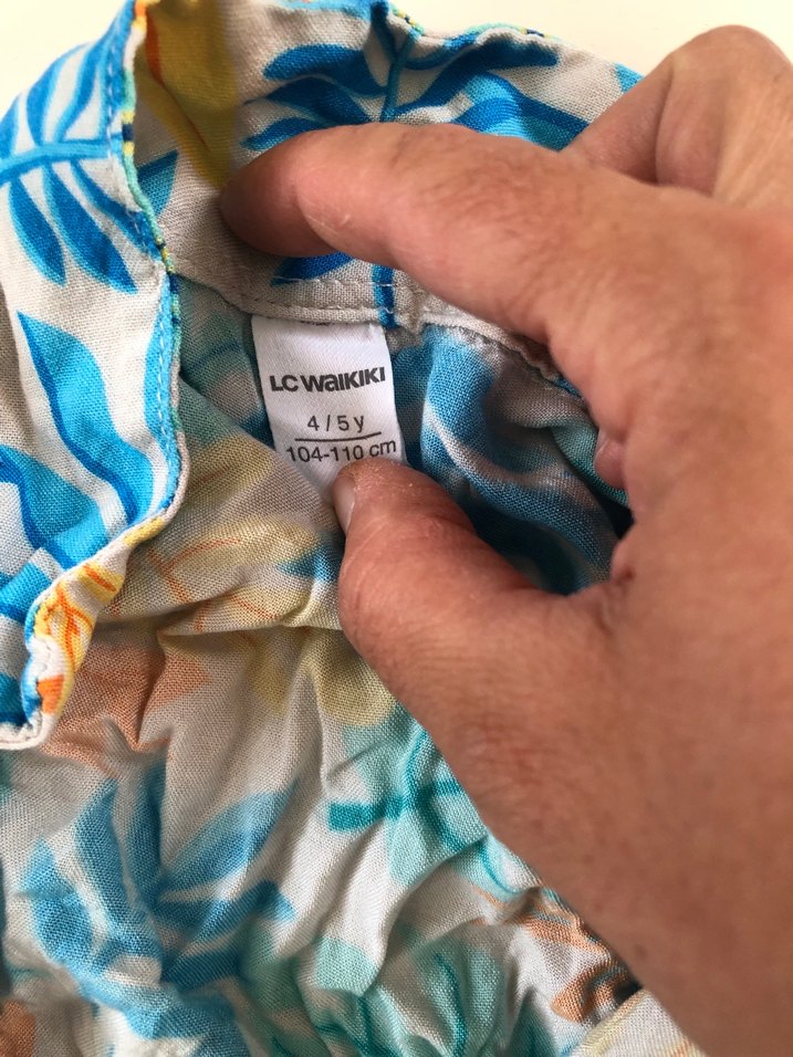 Renkli Batik Desenli Keten Gömlek - Görsel 4