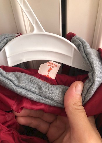 Koyu Kırmızı Erkek Çocuk Düğmeli Mont - Görsel 10