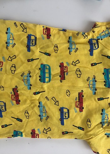 Renkli Bebek Erkek Kısa kollu tulum  Seti - Görsel 7