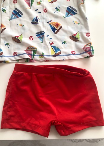 Çok Renkli Baskılı Erkek Çocuk Mayo Üstü - Görsel 2