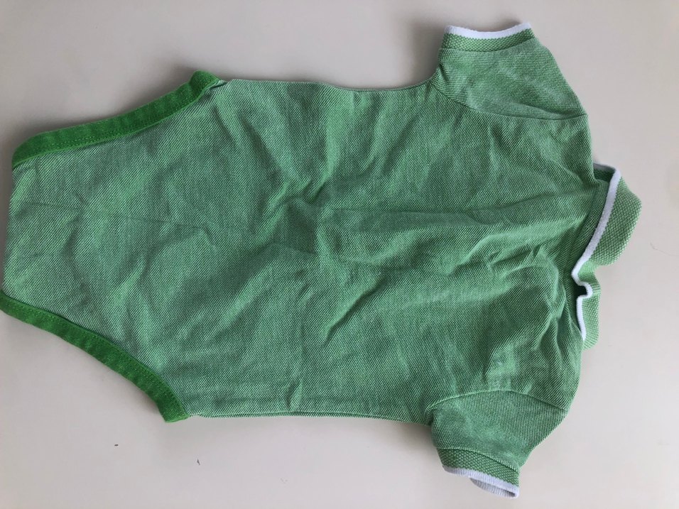 Düğmeli Yeşil Erkek Bebek Body - Görsel 4