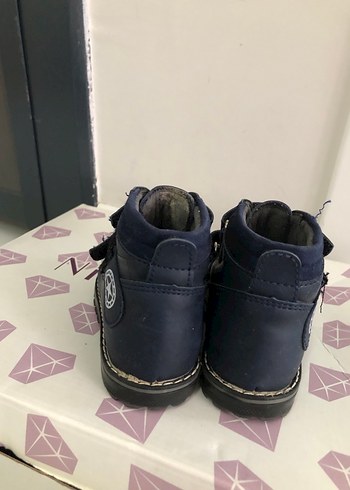 Erkek Çocuk Mavi Kemerli Lastik Bot - Görsel 6