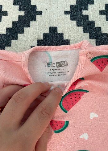 Bebek Kız Renkli Desenli Kısa Kollu Takım - Görsel 2