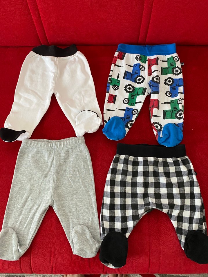 Renkli Örme Pamuklu Erkek Çocuk Pantolonlar - Görsel 2