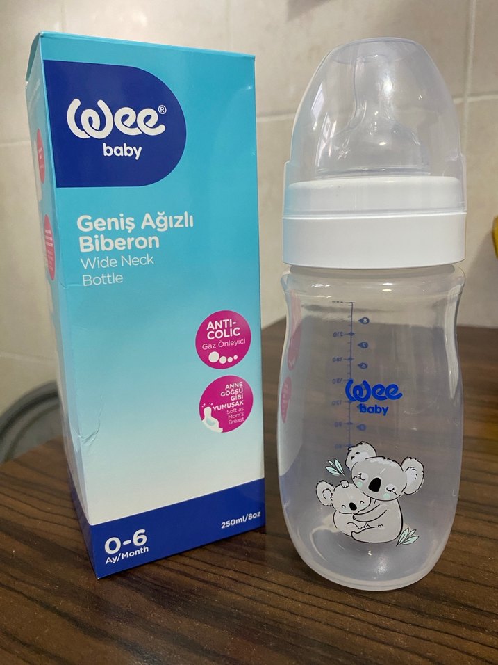 Wee Baby Geniş Ağızlı 250ml Biberon - Görsel 2