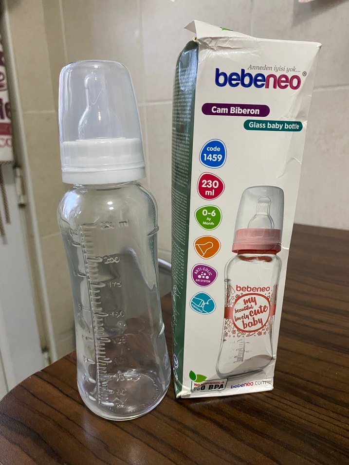 Bebeneo Cam Bebek Biberonu 230 ml - Görsel 2