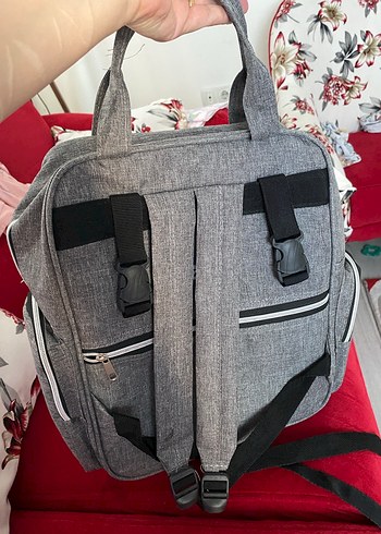 Gri Bebek Bakım Çantası - Görsel 2