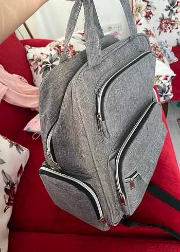 Gri Bebek Bakım Çantası - Görsel 3