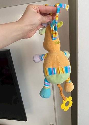 Renkli Diş Kaşıyıcı ve Çıngırak Oyuncak - Görsel 2