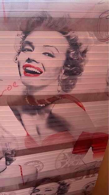 Marilyn Monroe 3x zebra brillant perde