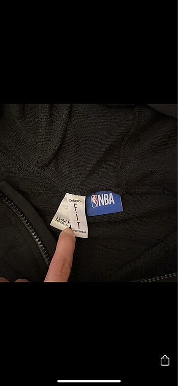 11-12 Yaş Beden siyah Renk NBA sportswear bulls kısa ceket