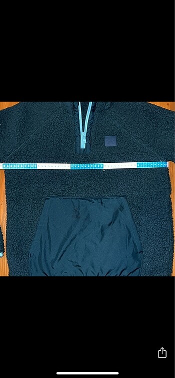 xs Beden Under Armour peluş sweat mont