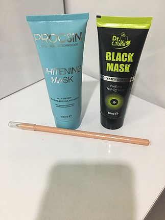 Procsın beyazlatıcı maske Dr Cevdet Tuna siyah maske Wet n wild 