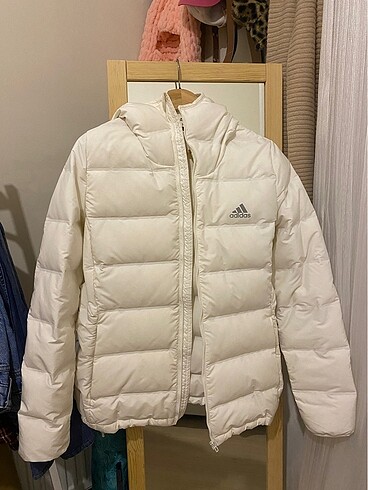 Adidas Beyaz Şişme Mont
